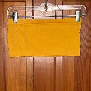Yellow tube top